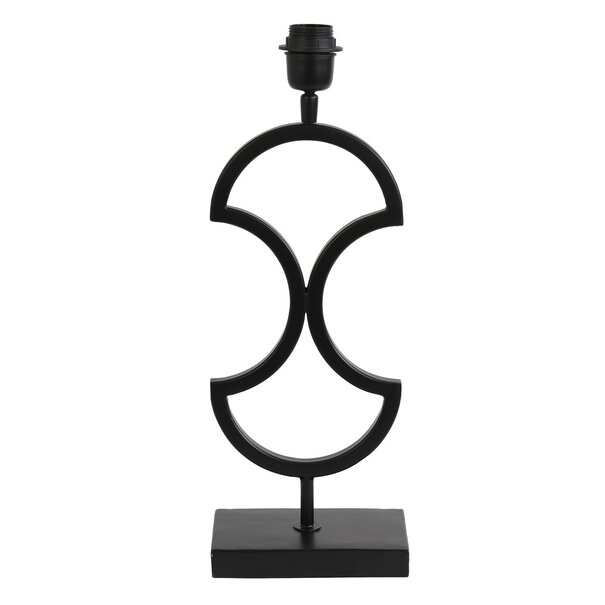 Light en Living Light & Living Lampvoet RIAVA - 17,5x11x43 cm - Mat Zwart
