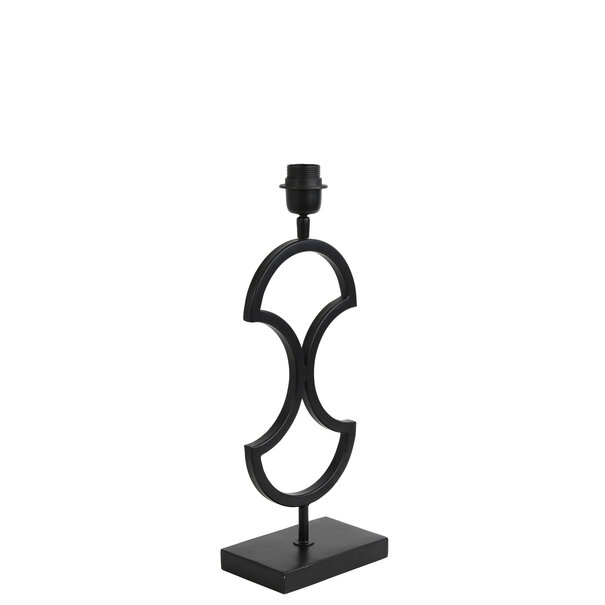 Light en Living Light & Living Lampvoet RIAVA - 17,5x11x43 cm - Mat Zwart