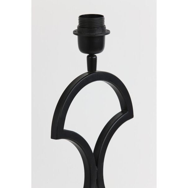 Light en Living Light & Living Lampvoet RIAVA - 17,5x11x43 cm - Mat Zwart
