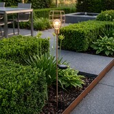 Countryfield Solarlamp tuinsteker Ilja goud - Sfeervolle buitenverlichting