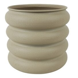 Bloempot Rings L crème - 25,5 x 25,5 x 23,5 cm