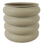 Bloempot Rings L crème - 25,5 x 25,5 x 23,5 cm