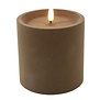 Stompkaars Lyon LED velvet taupe S - Ø 10 x 10 cm