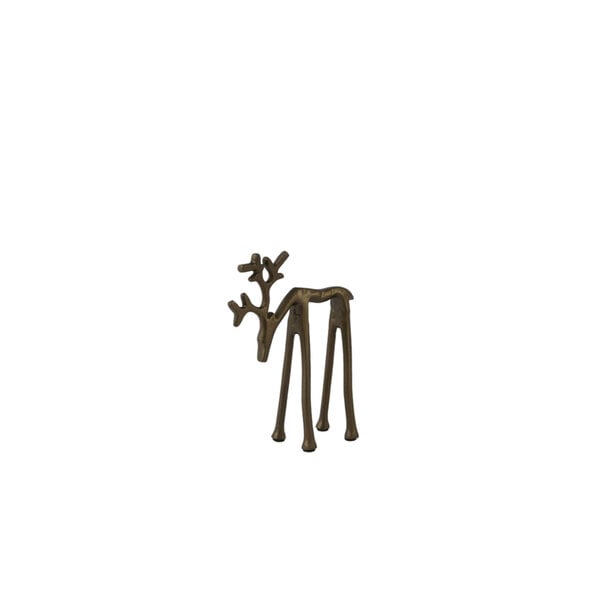 Light en Living Ornament 15x6x20 cm DEER mat bruin-brons