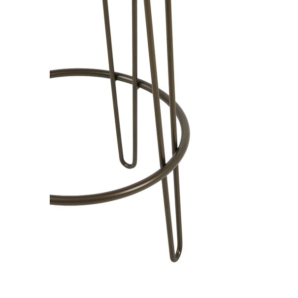 Light en Living Barkruk Ø41x73 cm ALICE groen-grijs+beige+bruin-brons