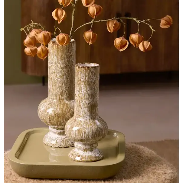 Light en Living Kunstbloem 20x10x100 cm PHYSALIS terra-oranje