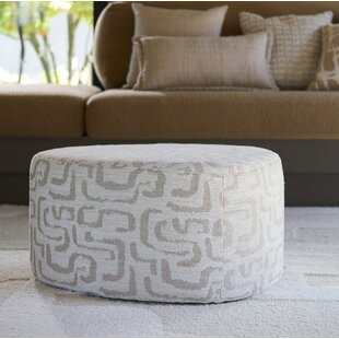 Poef 68x68x35 cm LIBERIA beige+zand