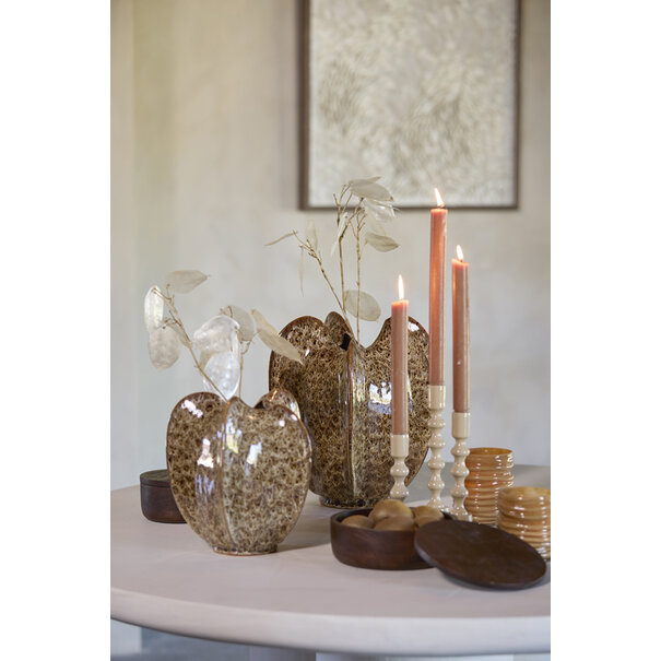 Light en Living Vaas deco Ø31x34 cm TOPITA keramiek crème-bruin