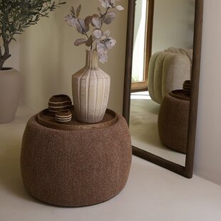 Salontafel Ø70x47 cm RASHANA bruin-terra