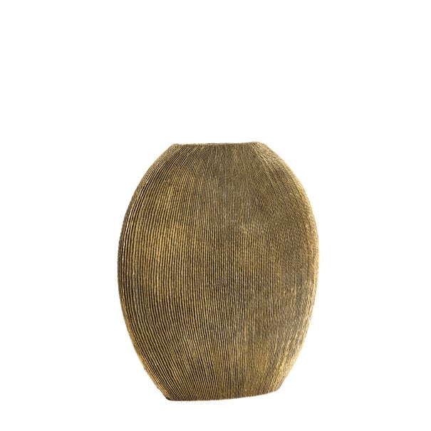 Light en Living Vaas deco 50x15x50 cm BUBIO antiek brons