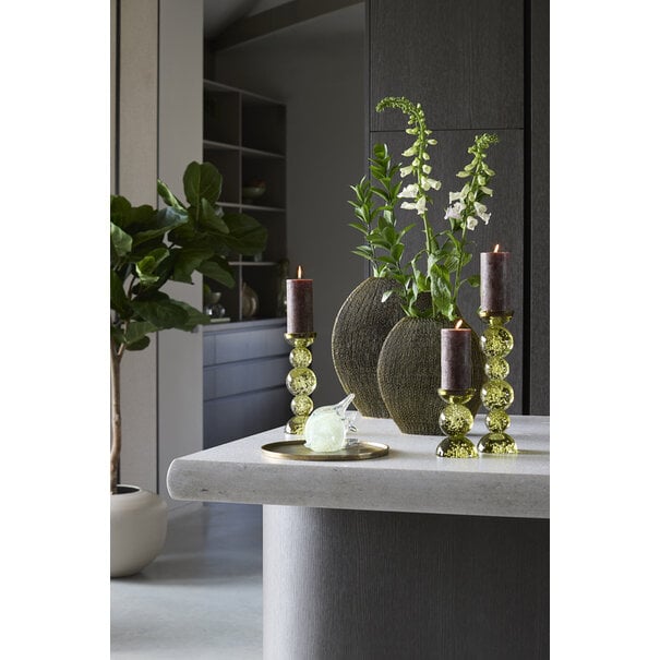 Light en Living Vaas deco 41x13x39,5 cm BUBIO antiek brons
