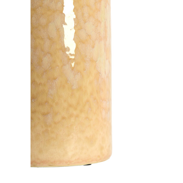 Light en Living Bijzettafel 45x45x54 cm LUARCA keramiek licht perzik