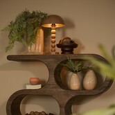 Vaas deco Ø14x24 cm CULLA keramiek licht perzik