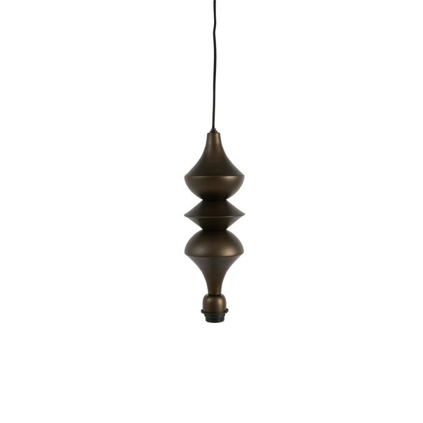 Light en Living Pendel Ø13x34 cm SIOTA mat bruin-brons