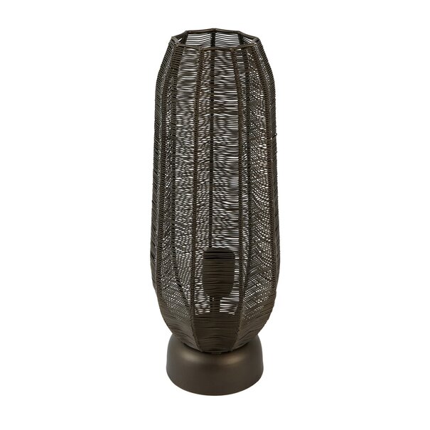 Light en Living Tafellamp Ø18x46 cm SAMRET mat bruin-brons