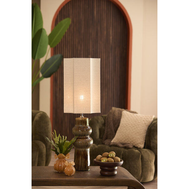 Light en Living Kap cilinder 25x25x35 cm DASLI naturel