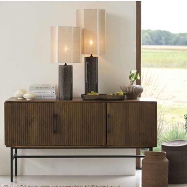 Light en Living Kap cilinder 25x25x35 cm DASLI naturel