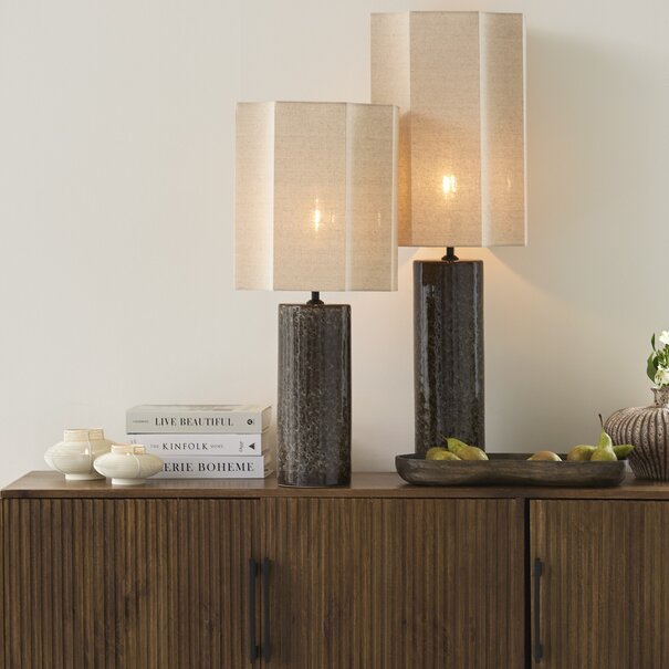 Light en Living Kap cilinder 25x25x35 cm DASLI naturel