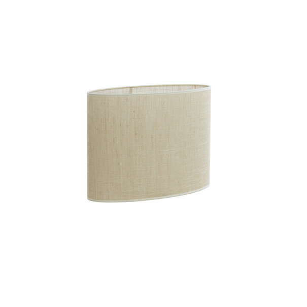 Light en Living Kap ovaal recht smal 38-17,5-28 cm SENDAI zand