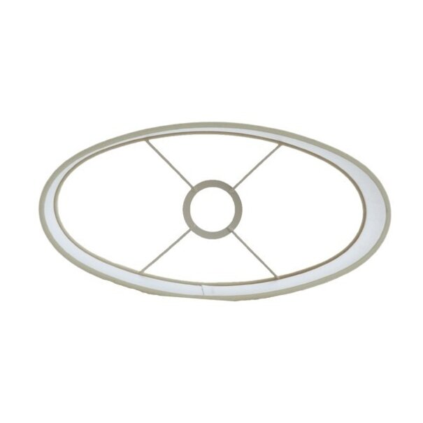 Light en Living Kap ovaal recht smal 38-17,5-28 cm SENDAI zand