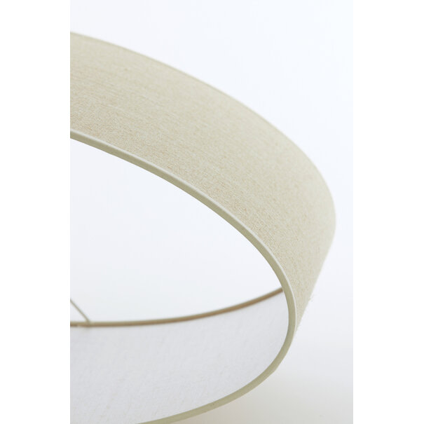 Light en Living Kap ovaal recht smal 38-17,5-28 cm SENDAI zand