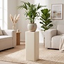 Zuil 30,5x30,5x80 cm ALURIO creme crackle