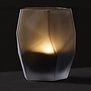 Theelicht Ø8x10 cm NOBLE glas mat donker bruin