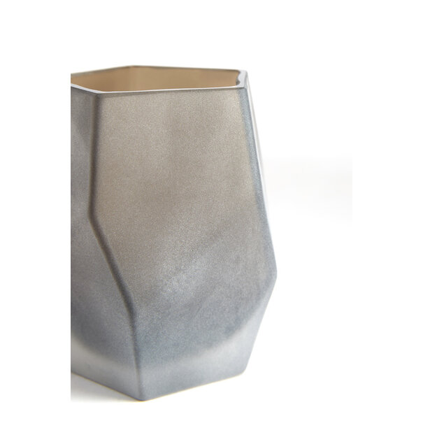 Light en Living Theelicht Ø8x10 cm NOBLE glas mat donker bruin