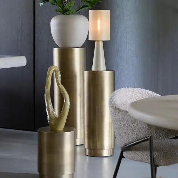 Light en Living Pot deco Ø40x35 cm MILZO mat licht grijs