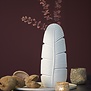 Vaas Deco 16X10X38,5 cm LOU keramiek mat creme