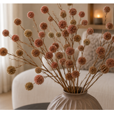 Kunsttak Bloem Echinops roze - 4 x 13 x 105 cm