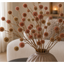Kunsttak Bloem Echinops roze - 4 x 13 x 105 cm