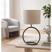 Lampvoet 29,5x13x29 cm ELIORO mat bruin-brons