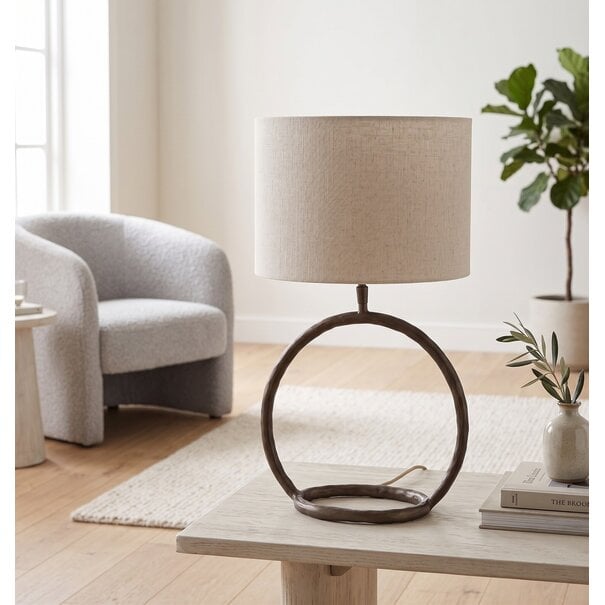 Light en Living Lampvoet 29,5x13x29 cm ELIORO mat bruin-brons