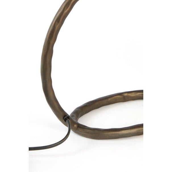 Light en Living Lampvoet 29,5x13x29 cm ELIORO mat bruin-brons
