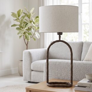Lampvoet 20,5x12,5x39 cm ELIORA mat bruin-brons