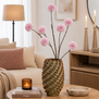 Kunsttak Bloem Chrysanthemum lila - 77 x 42 x 107 cm