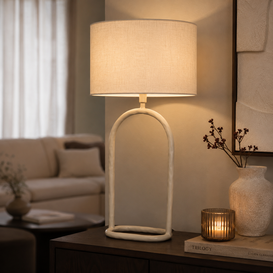 Lampvoet 20,5x12,5x39 cm ELIORA creme
