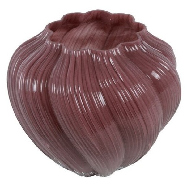 Countryfield Vaas bol Shanti paars-25 x 25 x 24 cm