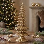 Ornament 17,5x11,5x42 cm TREE goud