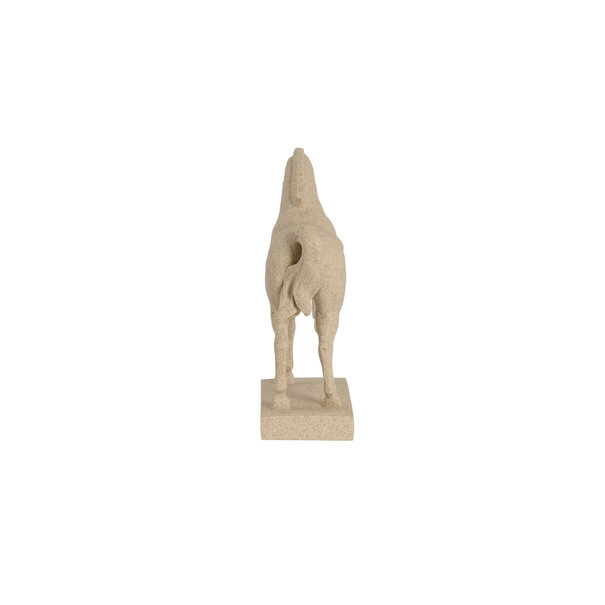 Light en Living Ornament 31x10x29 cm HORSE zand