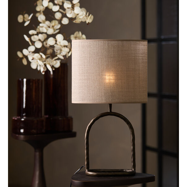 Light en Living Lampvoet 20,5x12,5x29 cm ELIORA mat bruin-brons