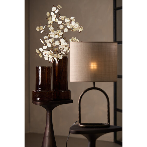 Light en Living Lampvoet 20,5x12,5x29 cm ELIORA mat bruin-brons