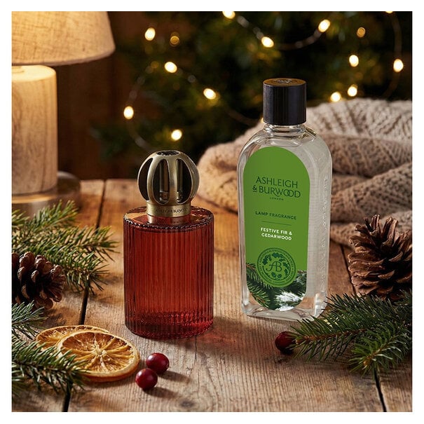 Ashleigh & Burwood Geurlamp olie Festive Fir & Cedarwood L
