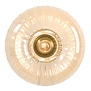 Wandlamp Ø30 cm MASHA glas amber+goud