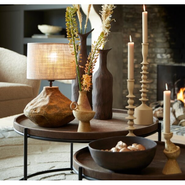 Light en Living Lampvoet MARZOKA 29x29 cm bruin