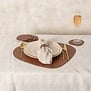 Placemat Delcia Burgundy vegan leer