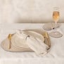 Placemat Delcia Beige vegan leer
