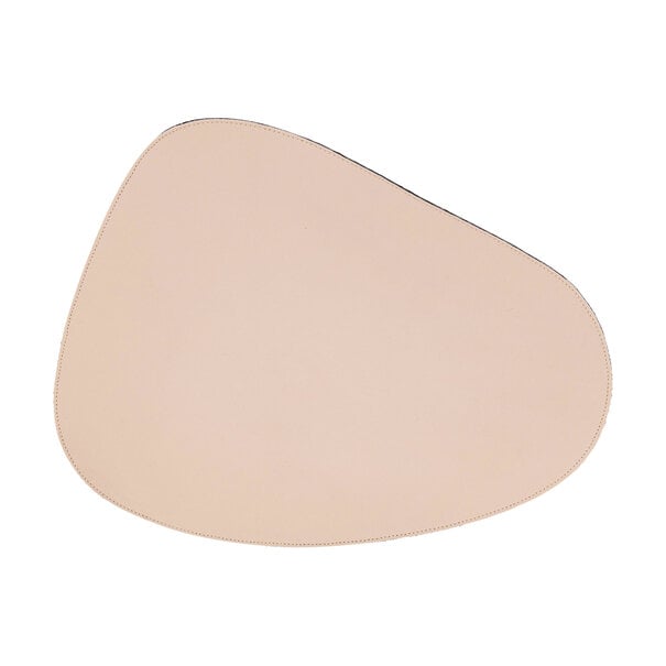 PTMD Placemat  Delcia Beige vegan leer