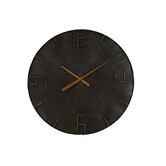 Wandklok Winton L zwart - Ø80CM